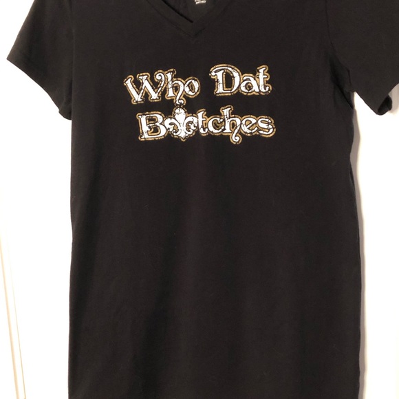 Saints WHO DAT BITCHES S/S T-shirt Size 1XL - Picture 5 of 14
